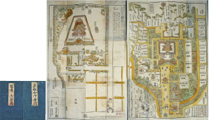 上野之図（東叡山御絵図）　根津大権現之図（根津御絵図）