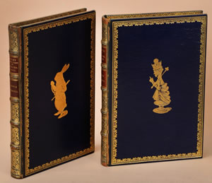 リヴィエール装丁：キャロル「不思議の国のアリス」「鏡の国のアリス」全２巻