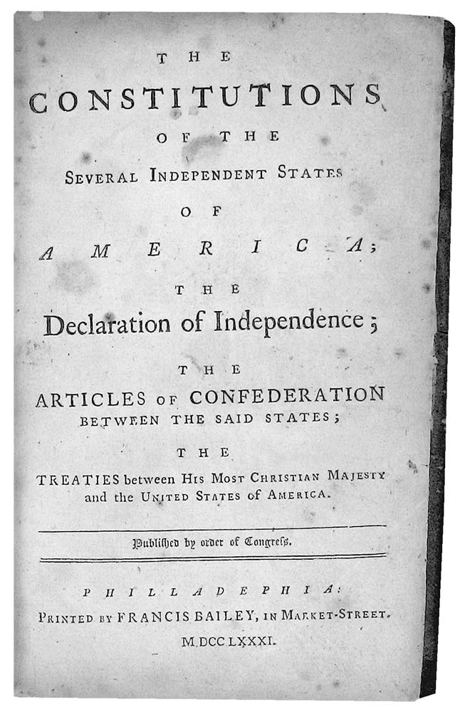 アメリカ13邦憲法」、「独立宣言」、「連合規約」、「英米条約」｜株式 