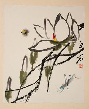 斎白石画集「可惜無聲」